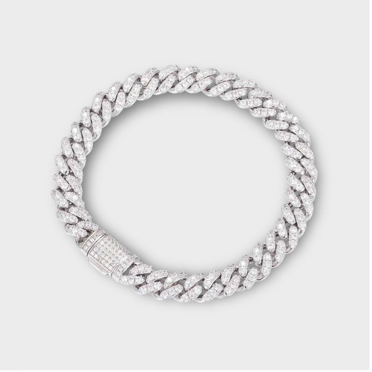 Moissanite Cuban Bracelet
