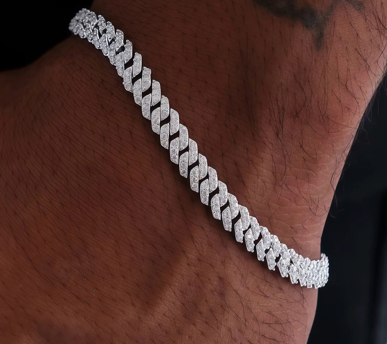 Moissanite Cuban Bracelet