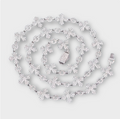 Moissanite Cross Style Chain