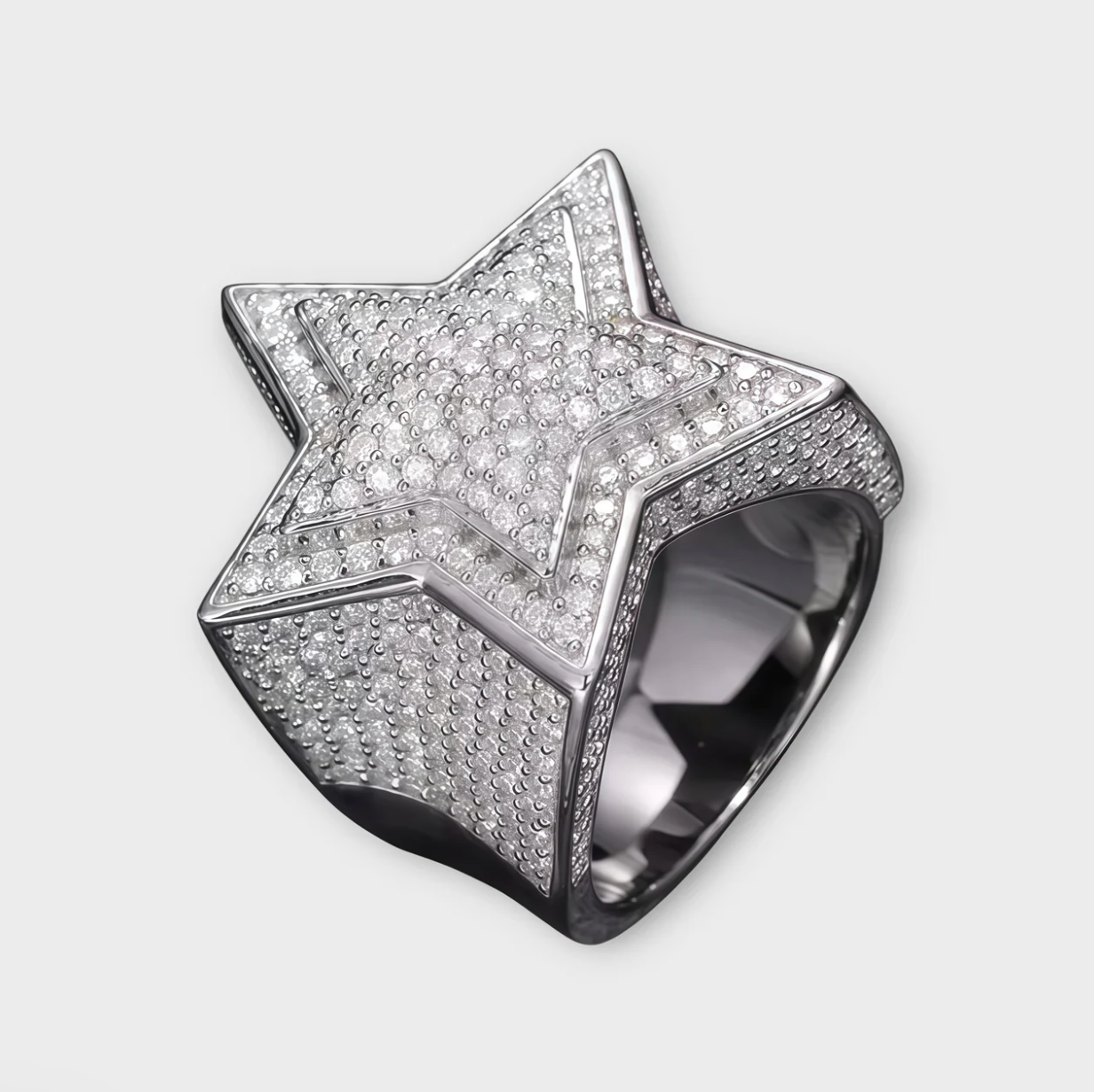 Star Moissanite Ring