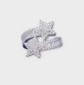 Shooting Star Moissanite Ring