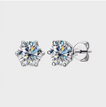 Moissanite Stud Earring