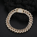 CZ 10mm Cuban Link Bracelet