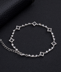 CZ Clover Bracelet