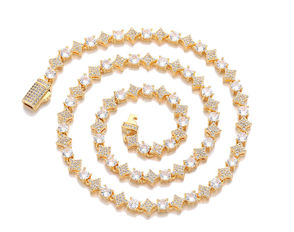 CZ Starstud Necklace
