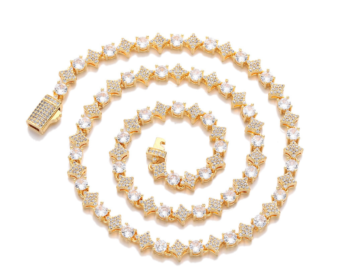 CZ Starstud Necklace