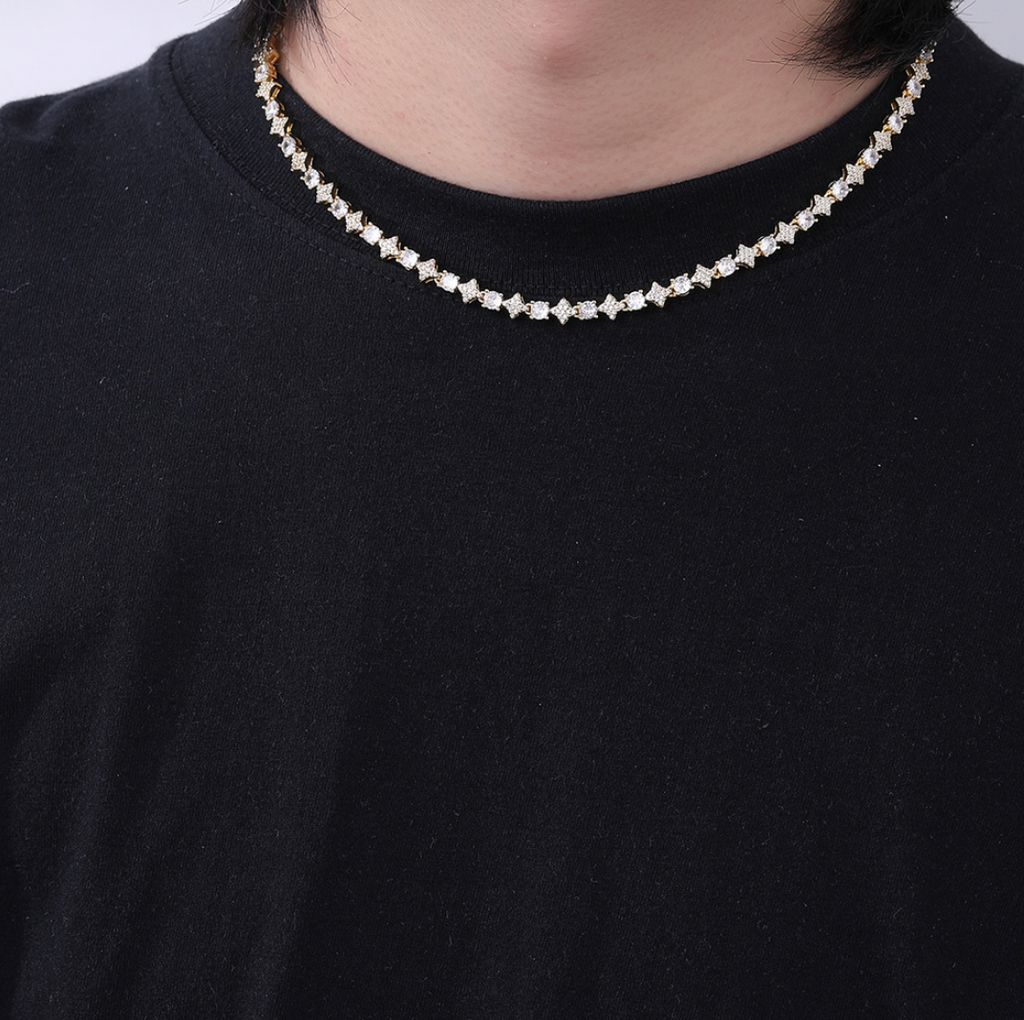 CZ Starstud Necklace