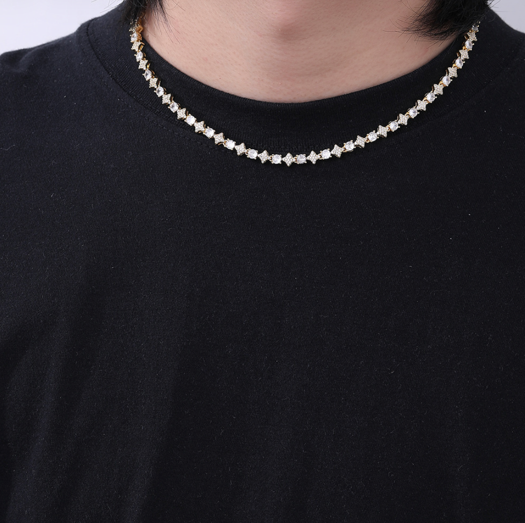 CZ Starstud Necklace