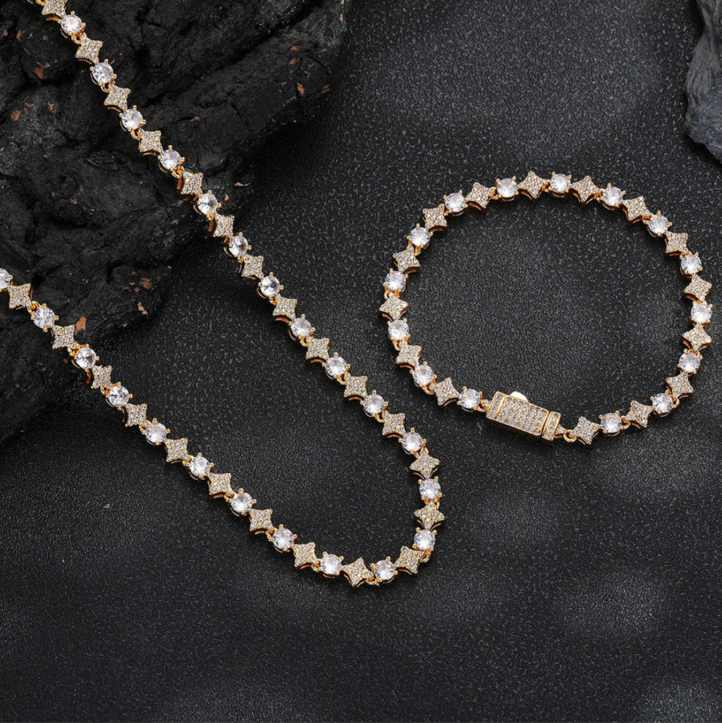CZ Starstud Necklace
