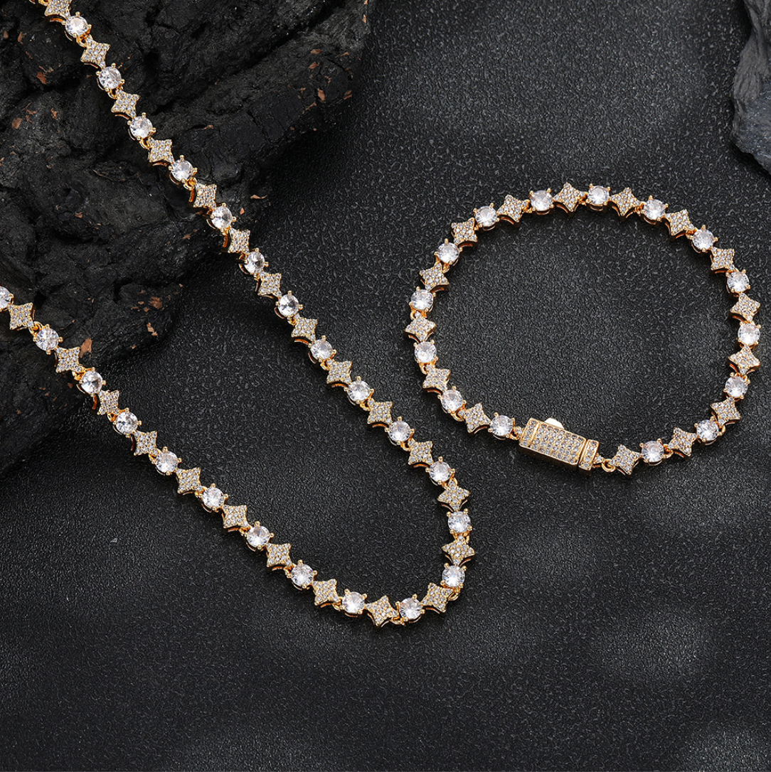 CZ Starstud Necklace