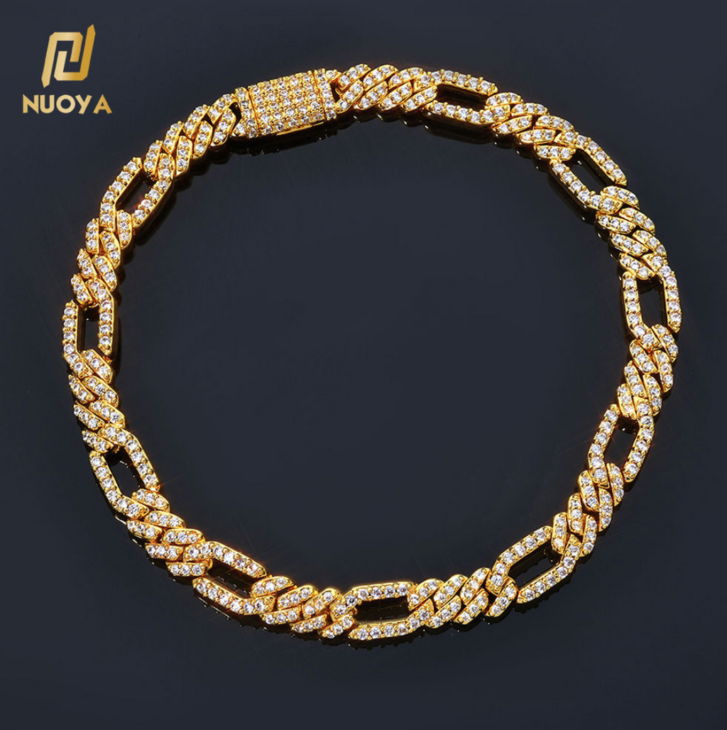 CZ 7mm Figaro Bracelet