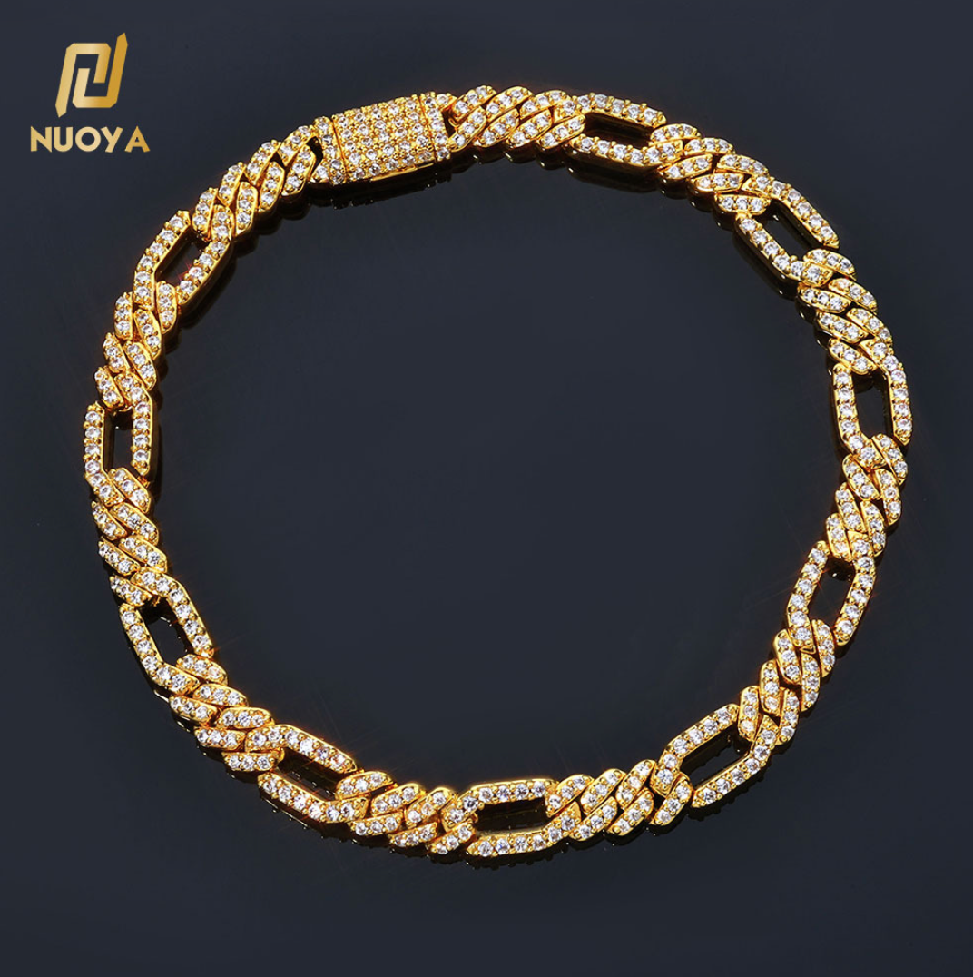 CZ 7mm Figaro Bracelet